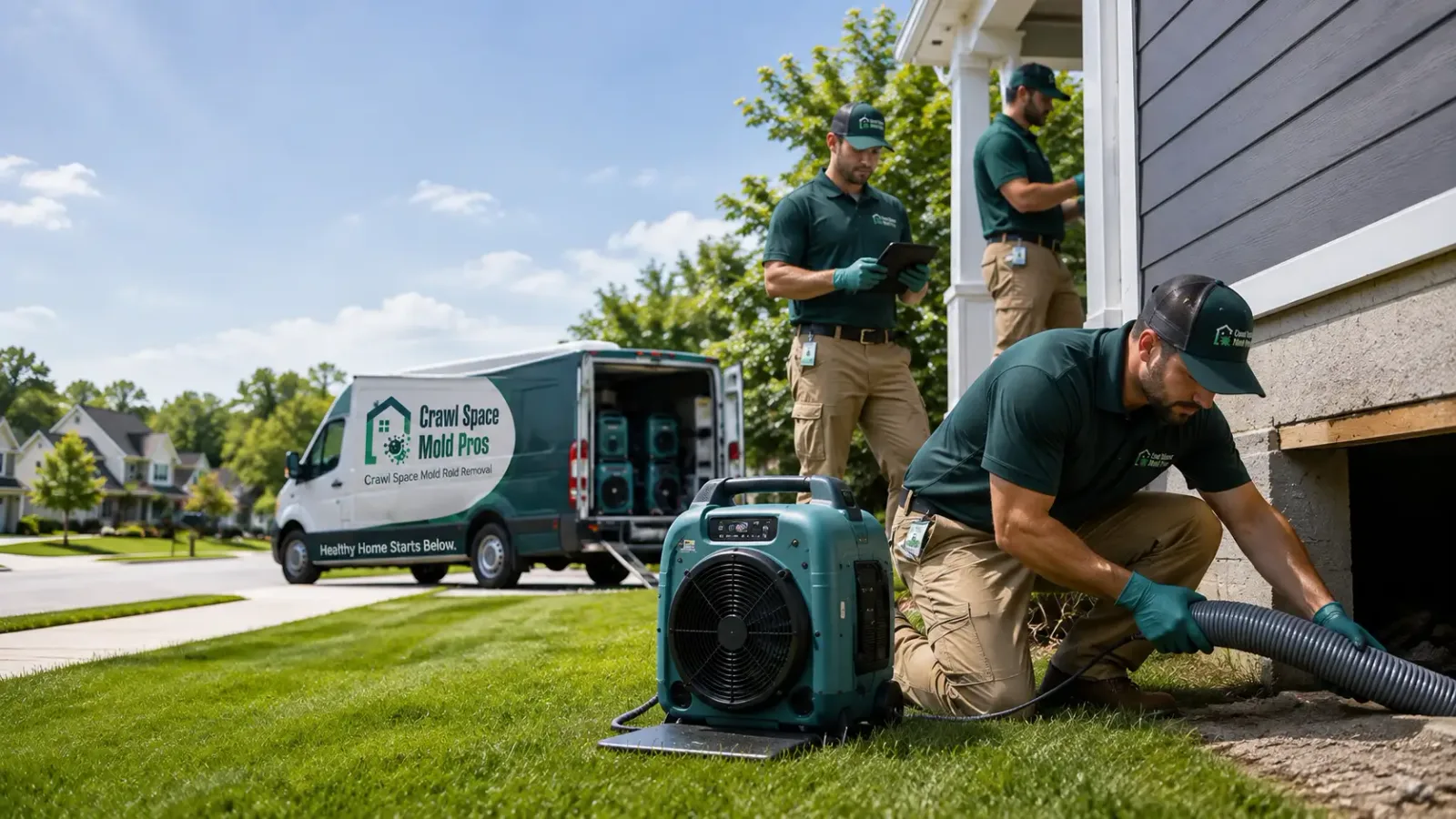 Crawl Space Mold Removal in Petrolia, CA